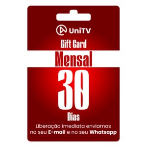 Recarga Unitv 30 dias