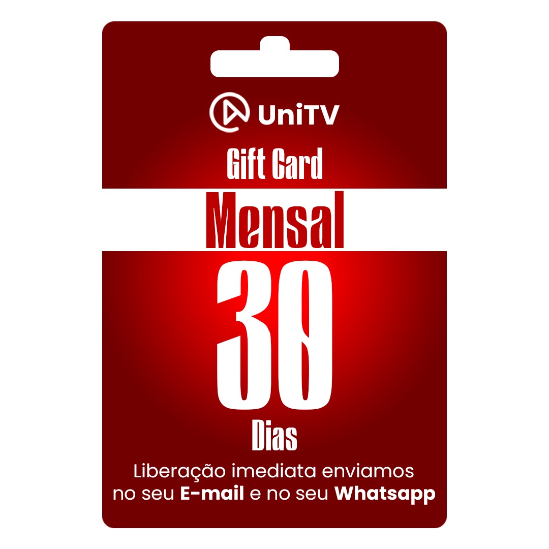 Recarga Unitv 30 dias